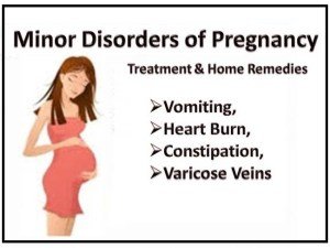 Minor Disorder during Pregnancy and Treatment Home Care